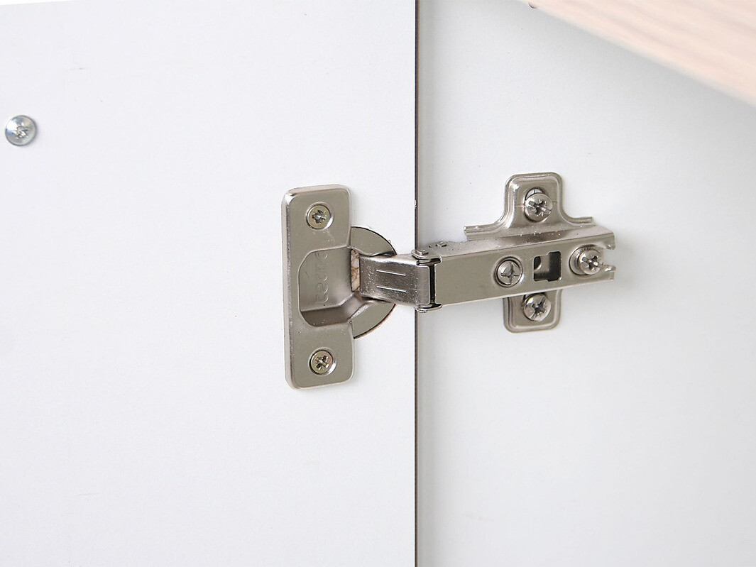 Модулен окачен ъглов шкаф Mode White 108