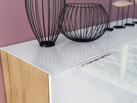 Скрин Sacramento 302 (Бял + Navarra дъб)