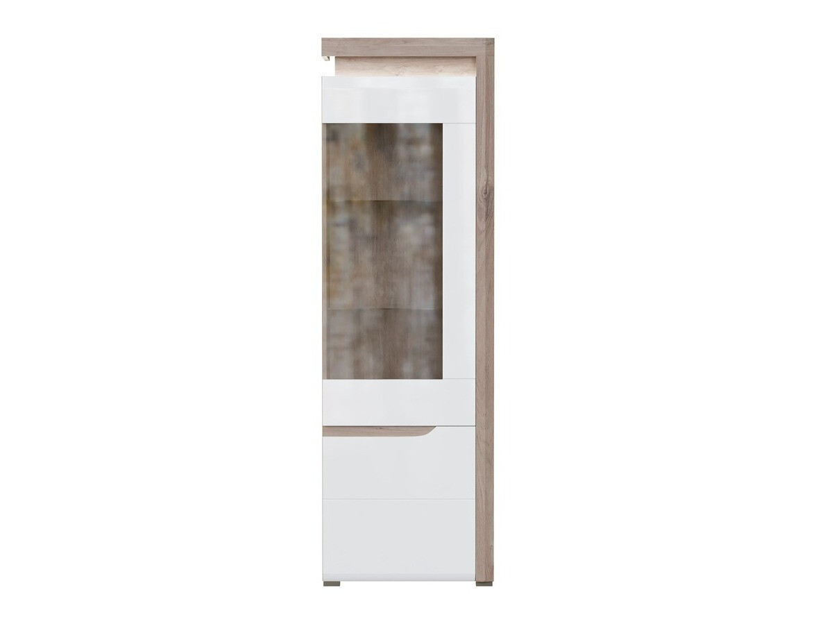 Етажерка Revelmi 105 (Дъб + Бял гланц)