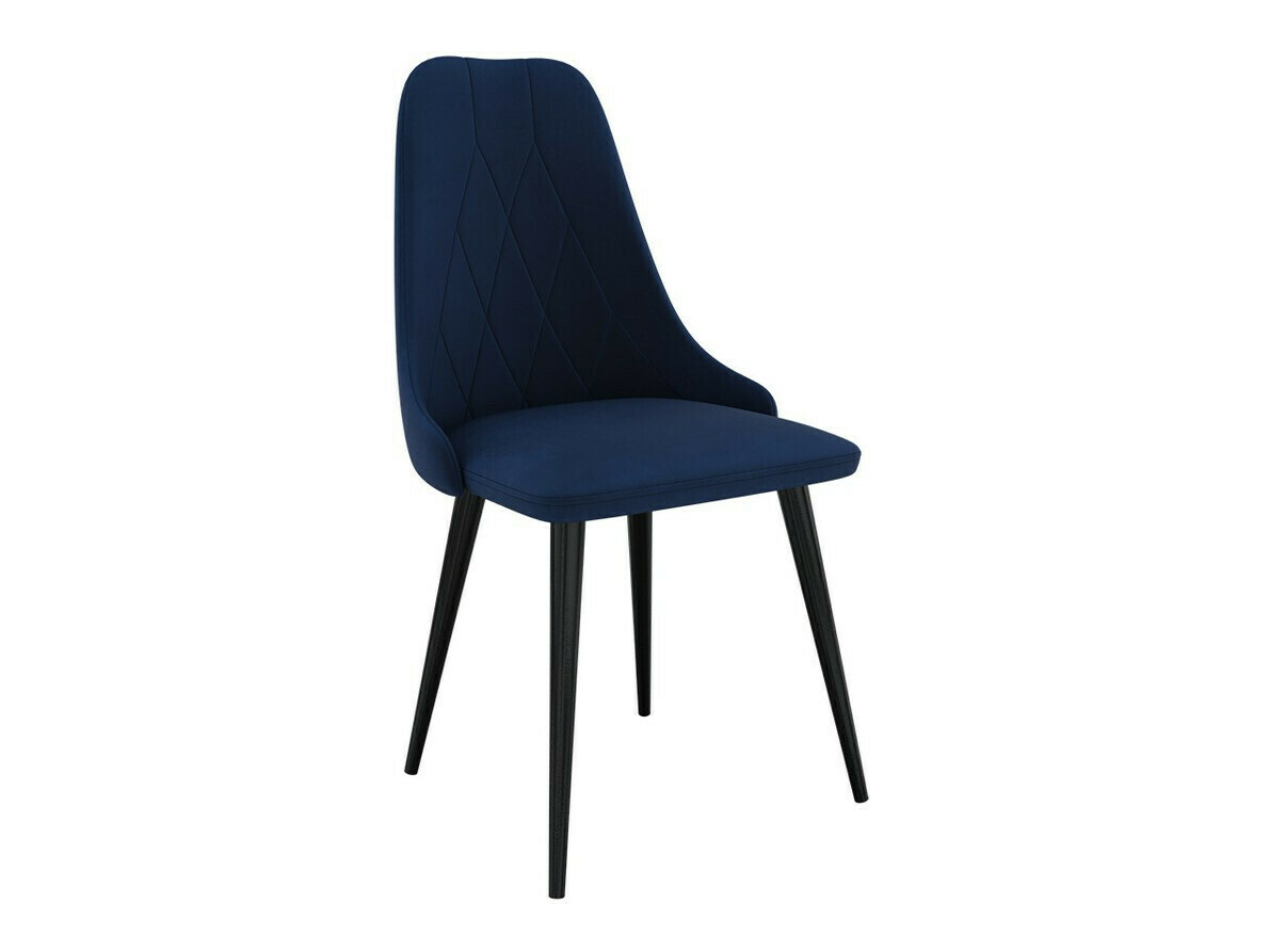 Маса и столове за трапезария Racine 125 (Черен + Magic Velvet 2216)