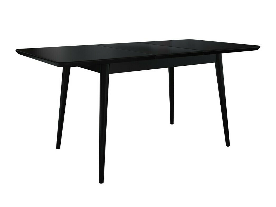 Маса и столове за трапезария Racine 125 (Черен + Magic Velvet 2217)