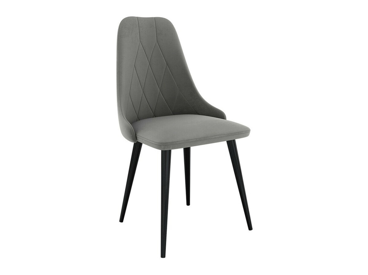 Маса и столове за трапезария Racine 125 (Черен + Magic Velvet 2217)