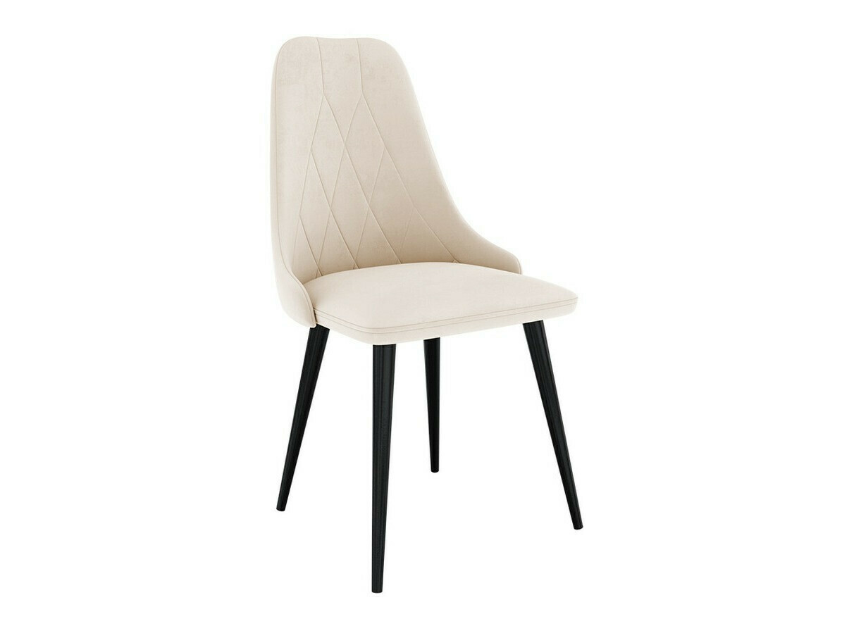 Маса и столове за трапезария Racine 125 (Черен + Magic Velvet 2250)