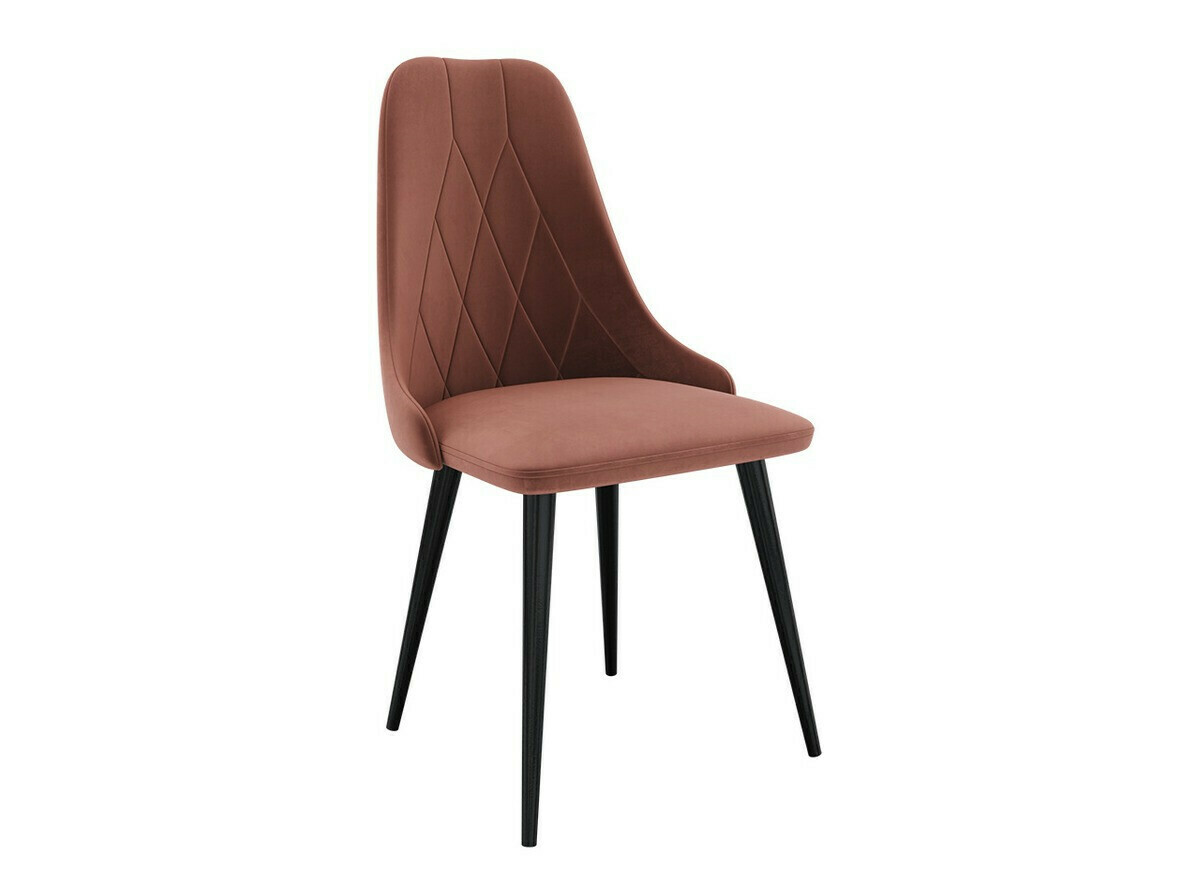 Маса и столове за трапезария Racine 125 (Черен + Magic Velvet 2258)