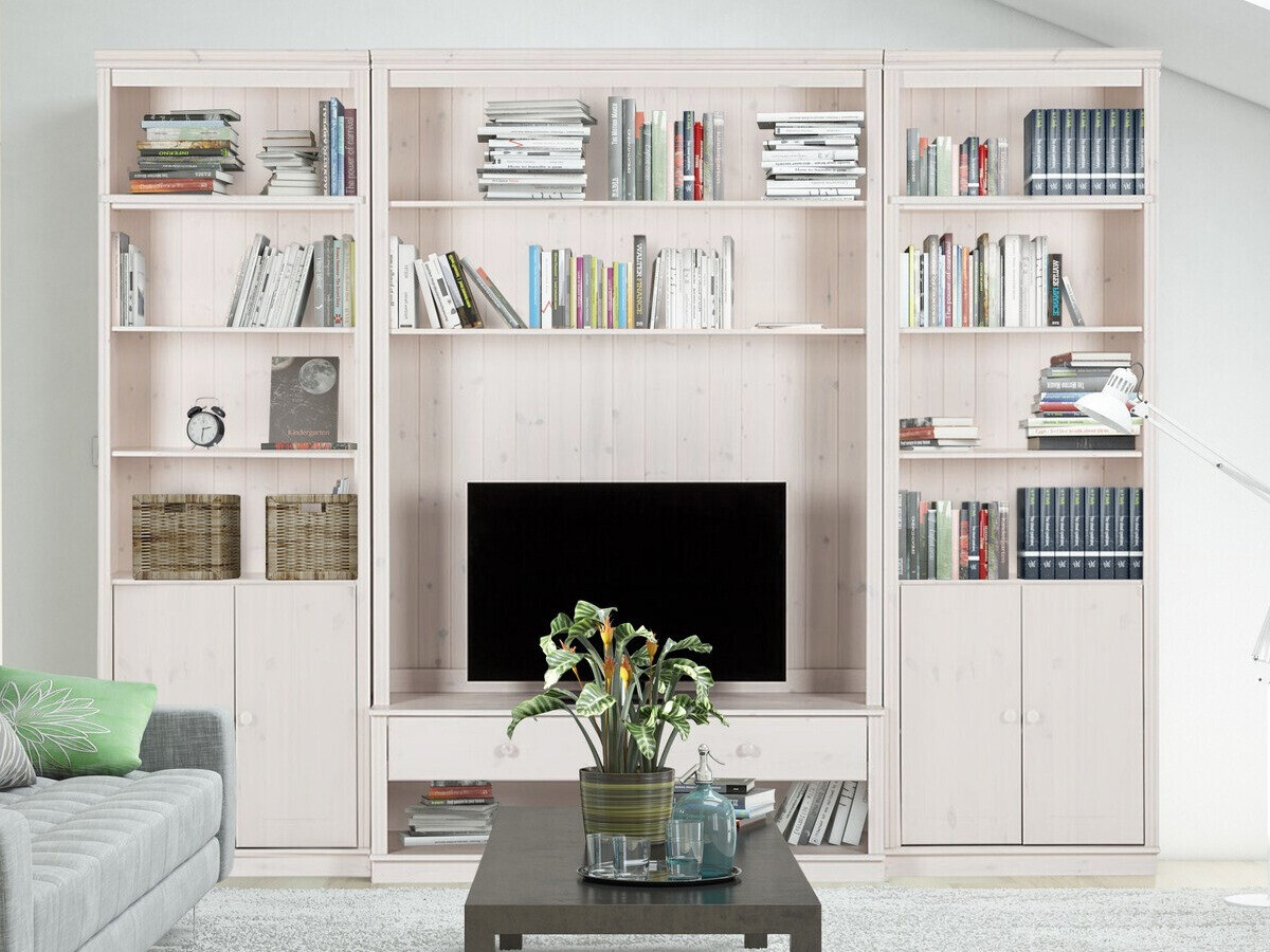 Комплект за хол Saltoro 108 (Бял)