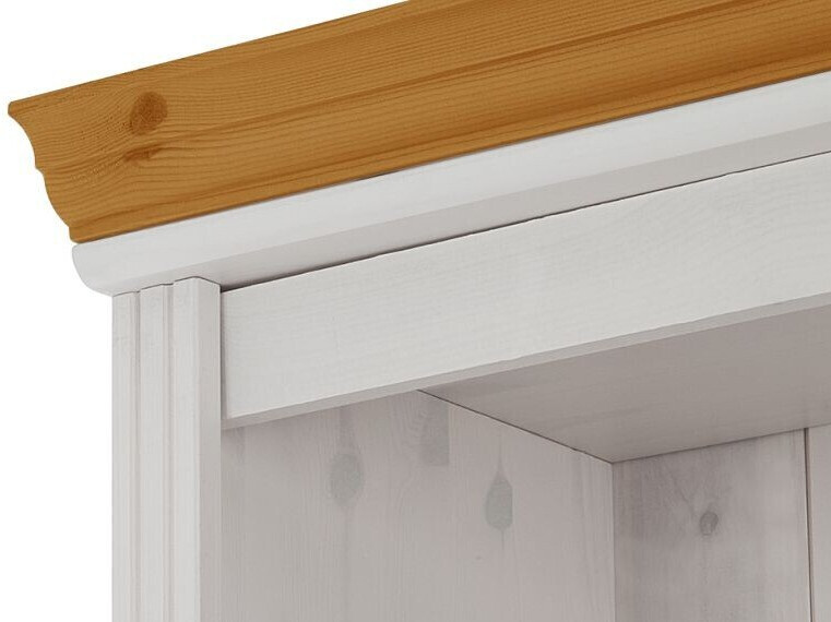 Комплект за хол Saltoro 124 (Бял + Меден дъб)