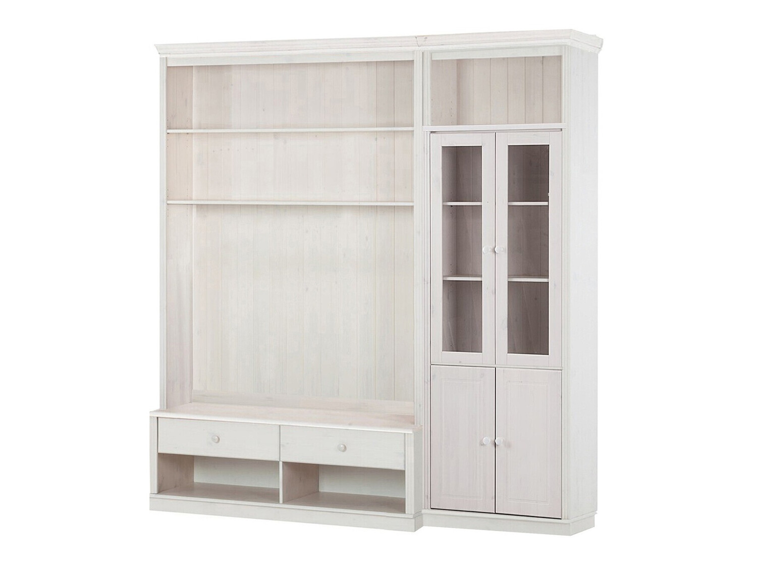 Комплект за хол Saltoro 124 (Бял)