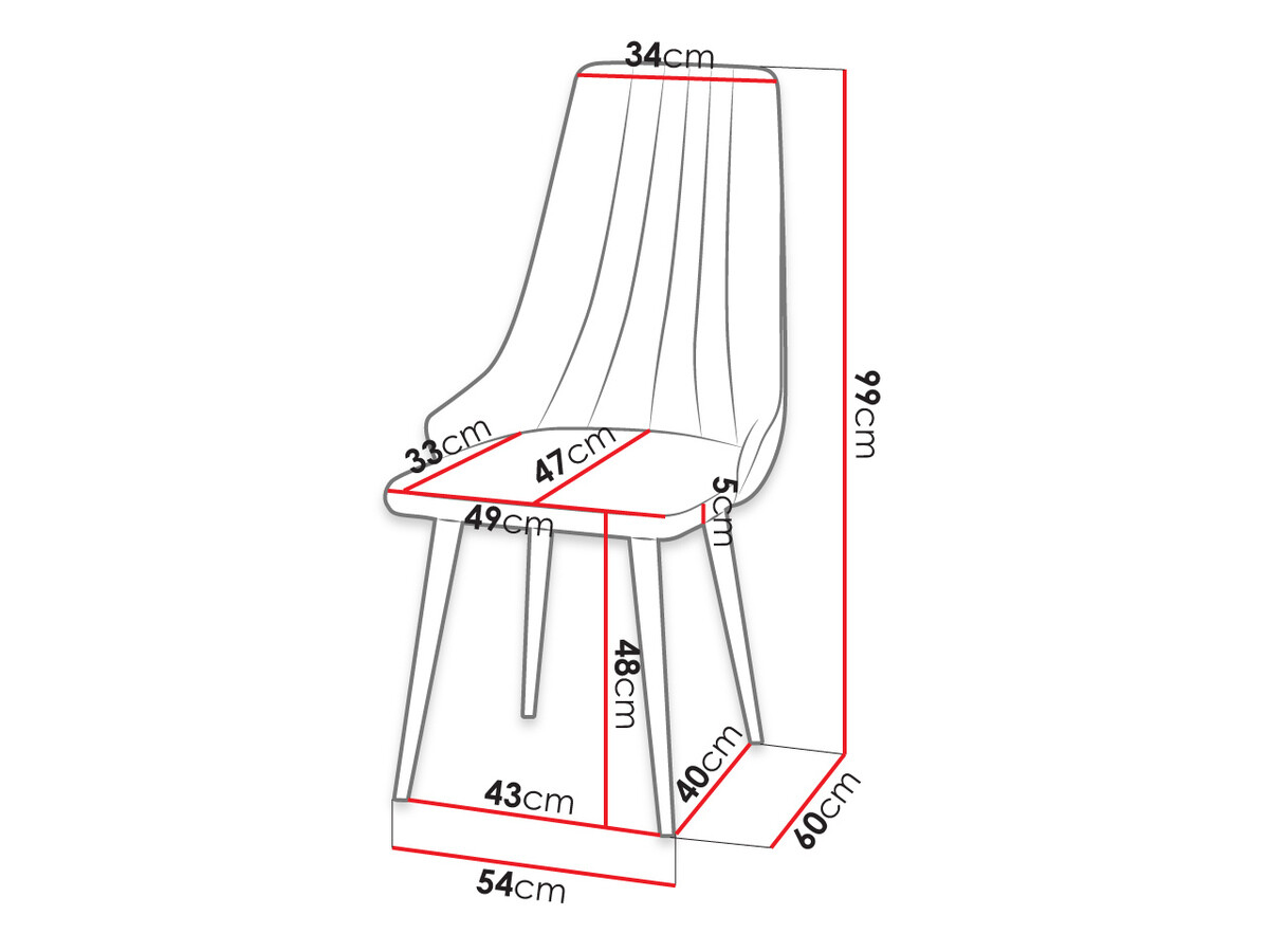 Маса и столове за трапезария Racine 135 (Черен гланц + Бял гланц)