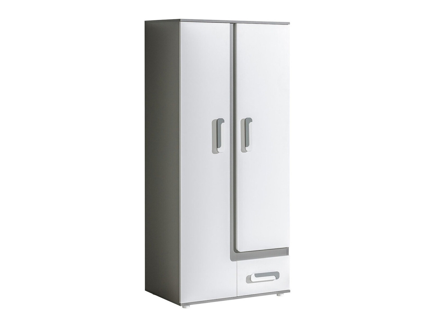 Гардероб Aviseve 106 (Антрацит + Бял)
