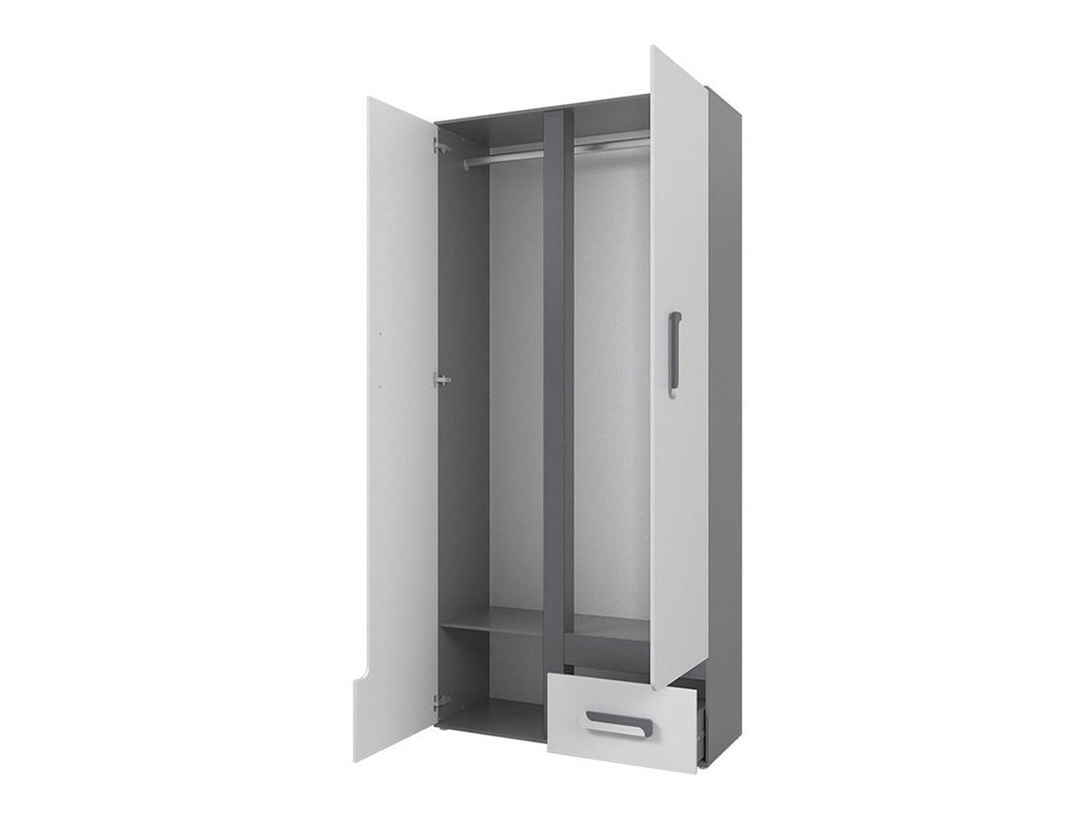 Гардероб Aviseve 106 (Антрацит + Бял)