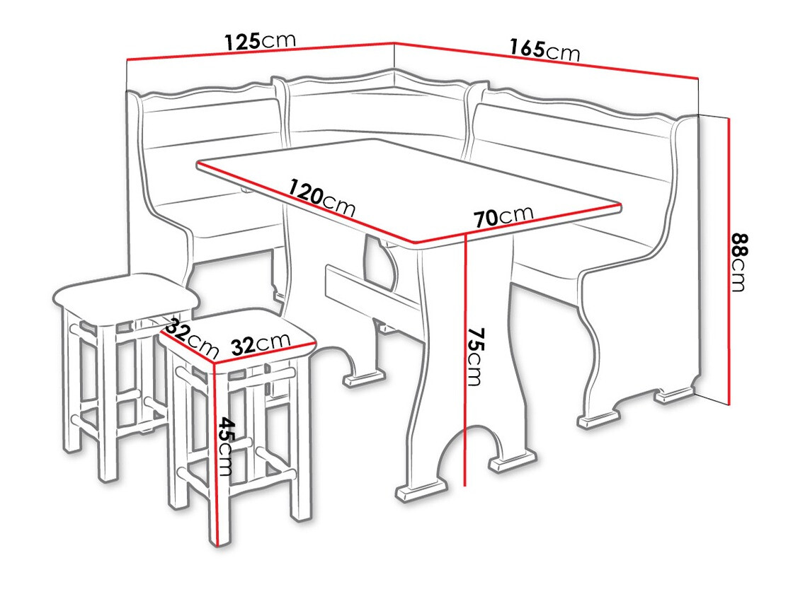 Кухненски ъгъл Edmond 106