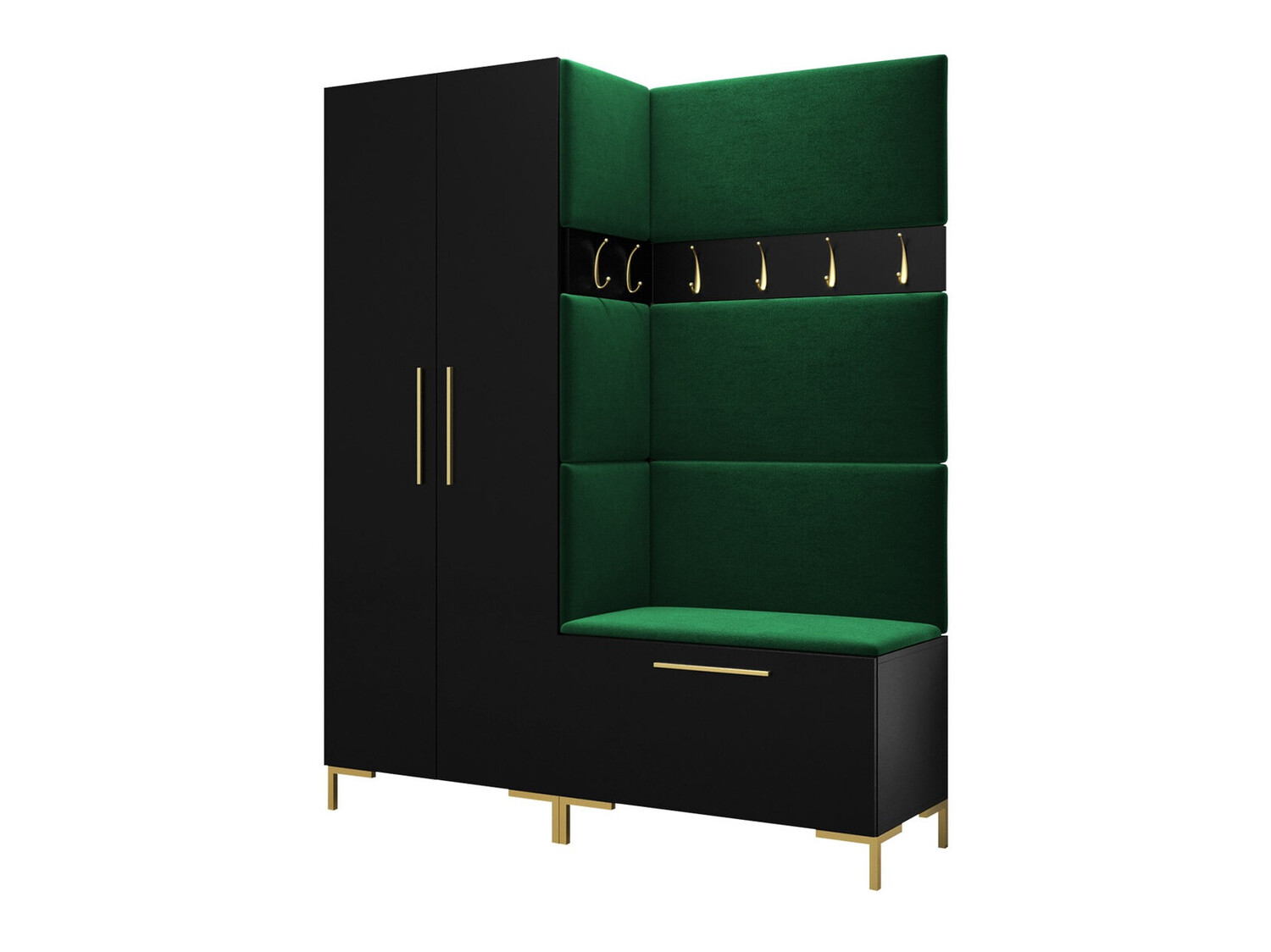 Комплект за антре Nomal I (Черен)