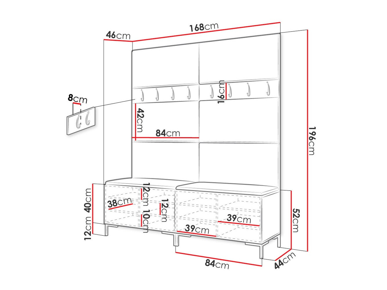 Комплект за антре Nomal II (Manila 16)