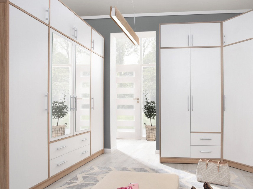 Гардероб Cavmero 101 (Сонома дъб + Бял)