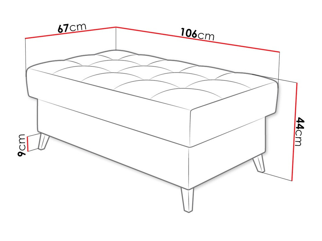 Тапицирана пейка Comfivo Agnus I (Fresh 11)