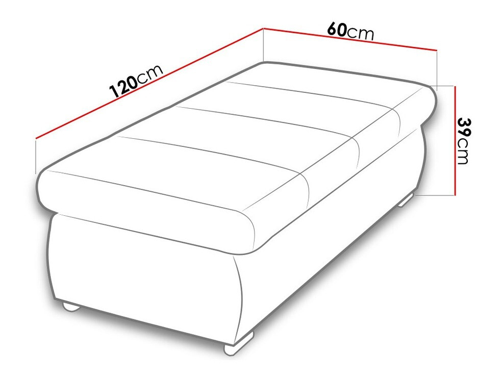 Тапицирана пейка Comfivo Olivetum I (Soft 029 + Majorka 03)