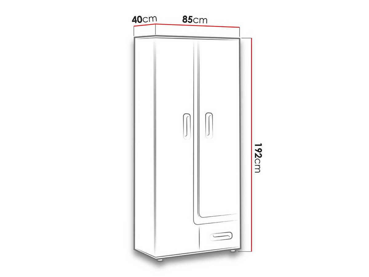 Етажерка Levtala 103 (Антрацит + Бял + Роза)