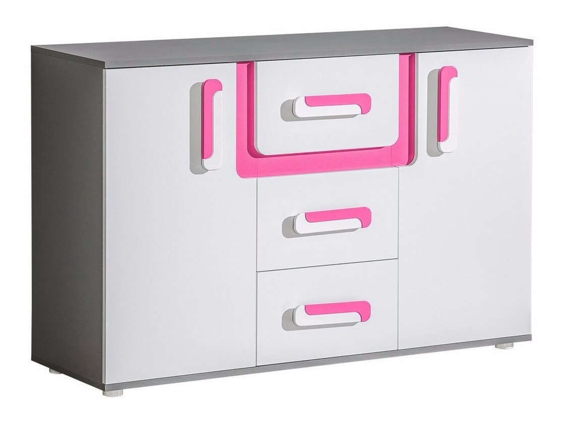 Скрин Levtala 107 (Антрацит + Бял + Роза)