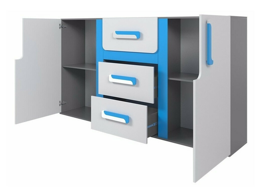 Скрин Levtala 107 (Антрацит + Бял + Тюркоаз)