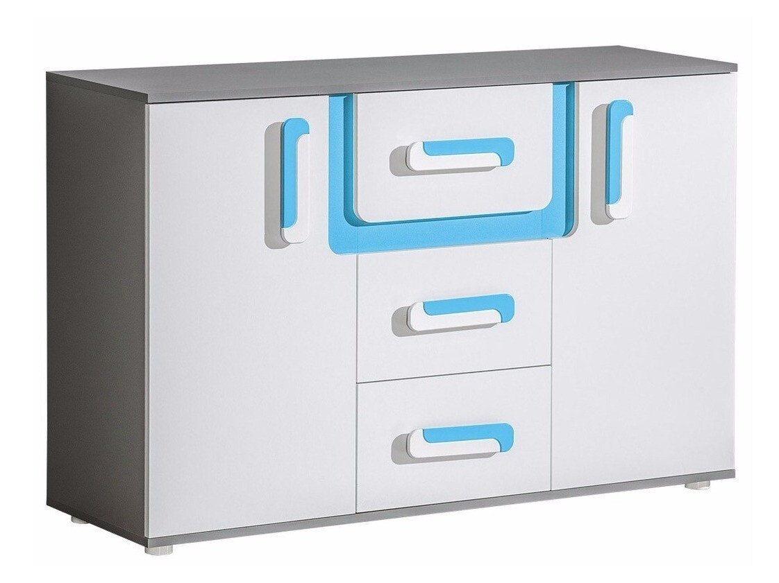 Скрин Levtala 107 (Антрацит + Бял + Тюркоаз)