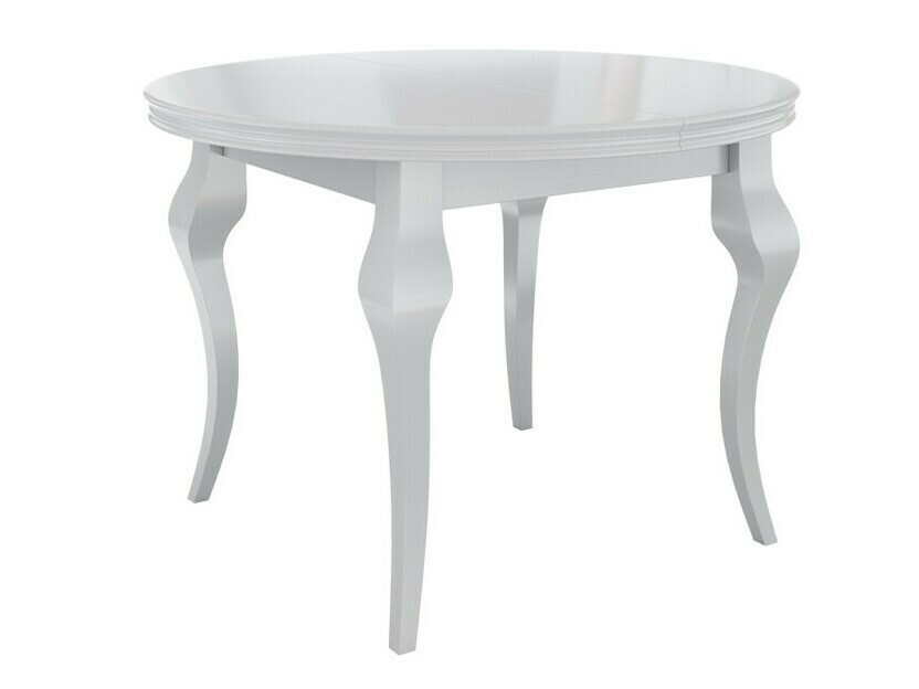 Маса и столове за трапезария Racine 143 (Бял + Magic Velvet 2216)