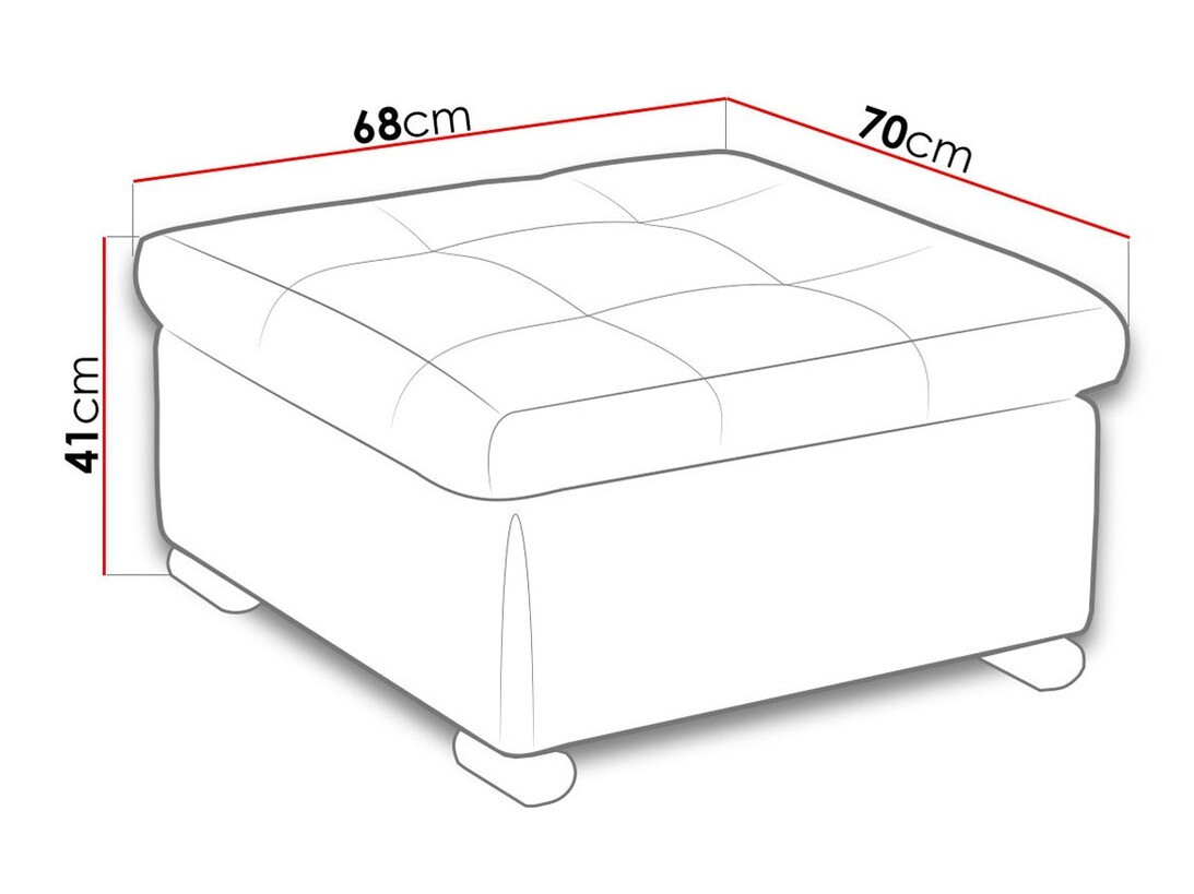 Табуретка Comfivo Gemma (Soft 011 + Lux 06)
