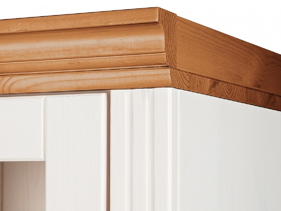 Комплект етажерки Saltoro 115 (Бял + Меден дъб)