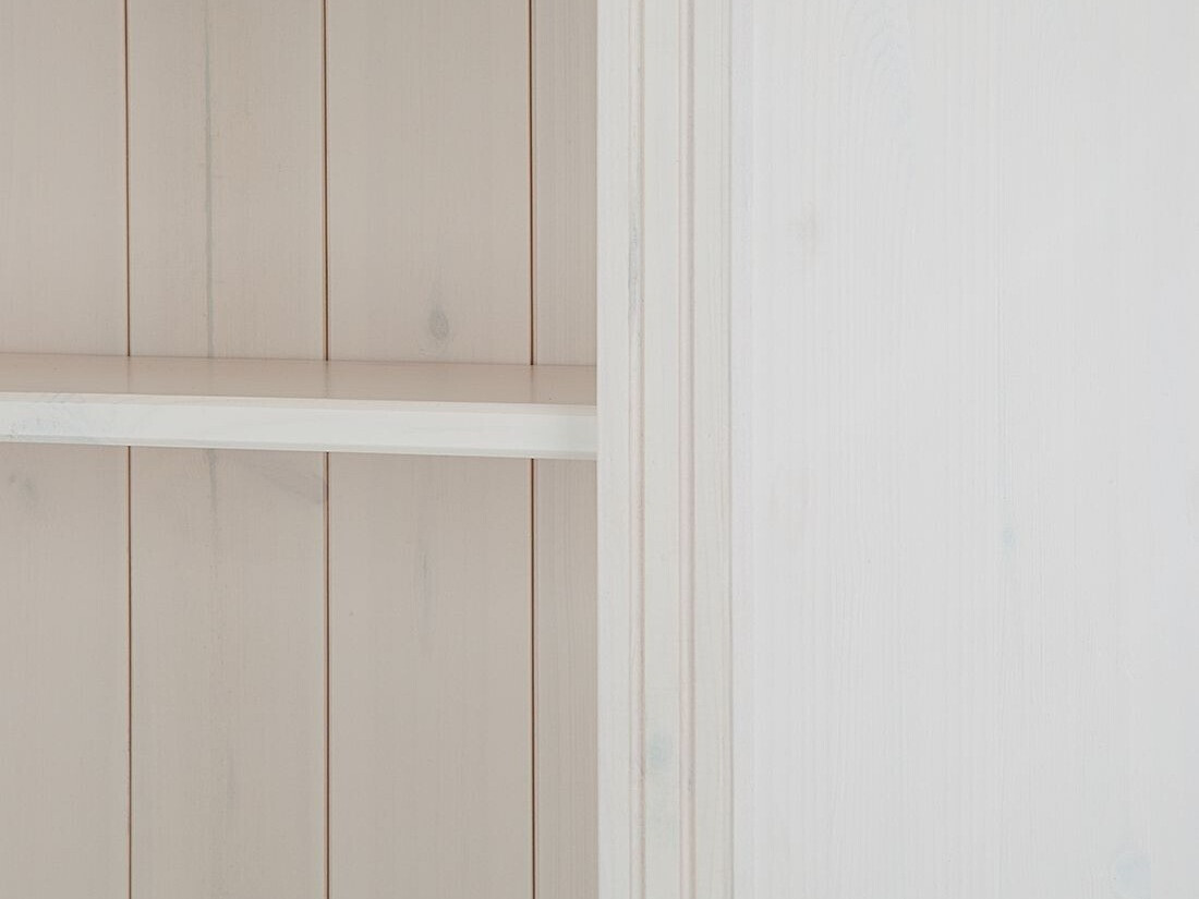 Комплект етажерки Saltoro 116 (Бял + Меден дъб)