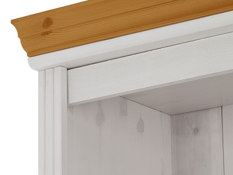 Комплект етажерки Saltoro 116 (Бял + Меден дъб)