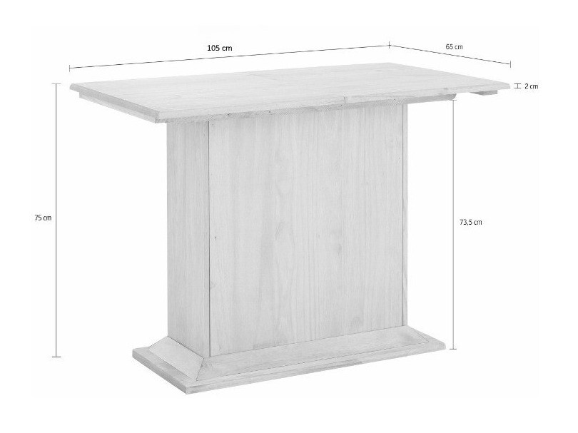 Маса Cirfeli 102 (Бял + Бор)