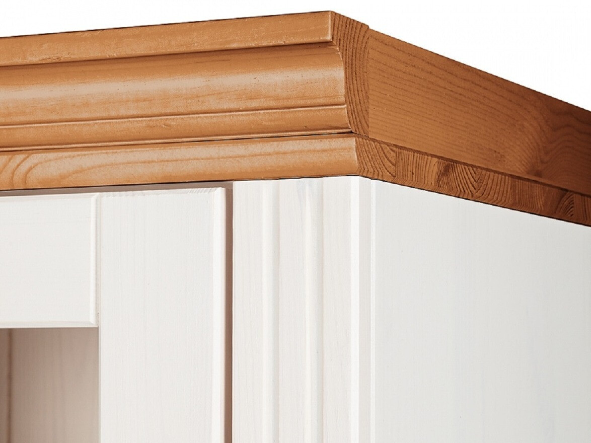 Комплект етажерки Saltoro 117 (Бял + Меден дъб)