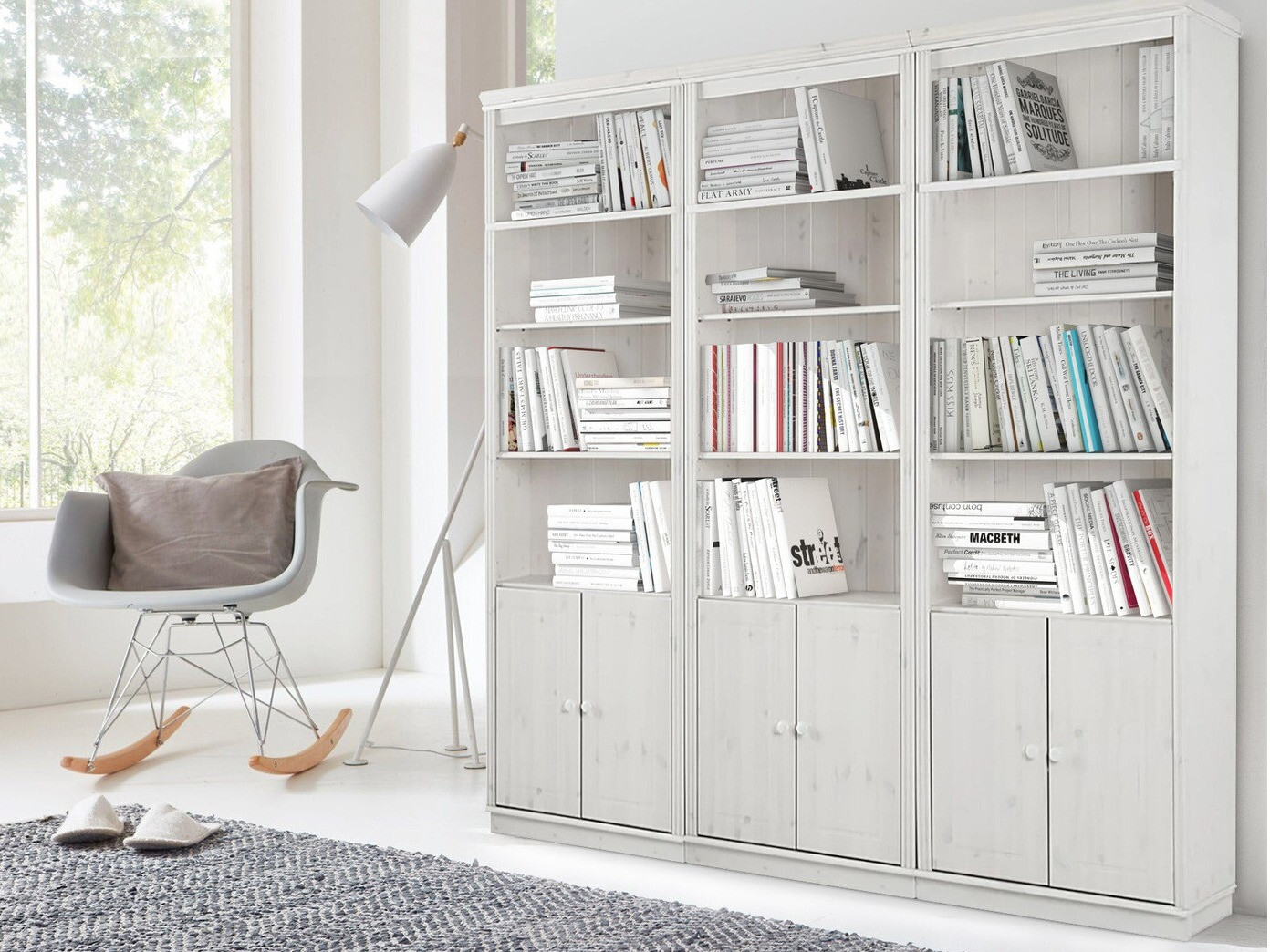 Комплект етажерки Saltoro 117 (Бял)