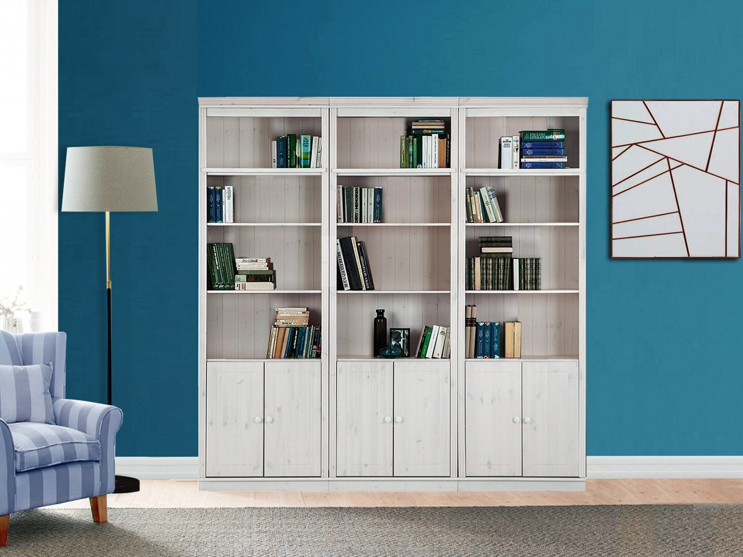 Комплект етажерки Saltoro 117 (Бял)