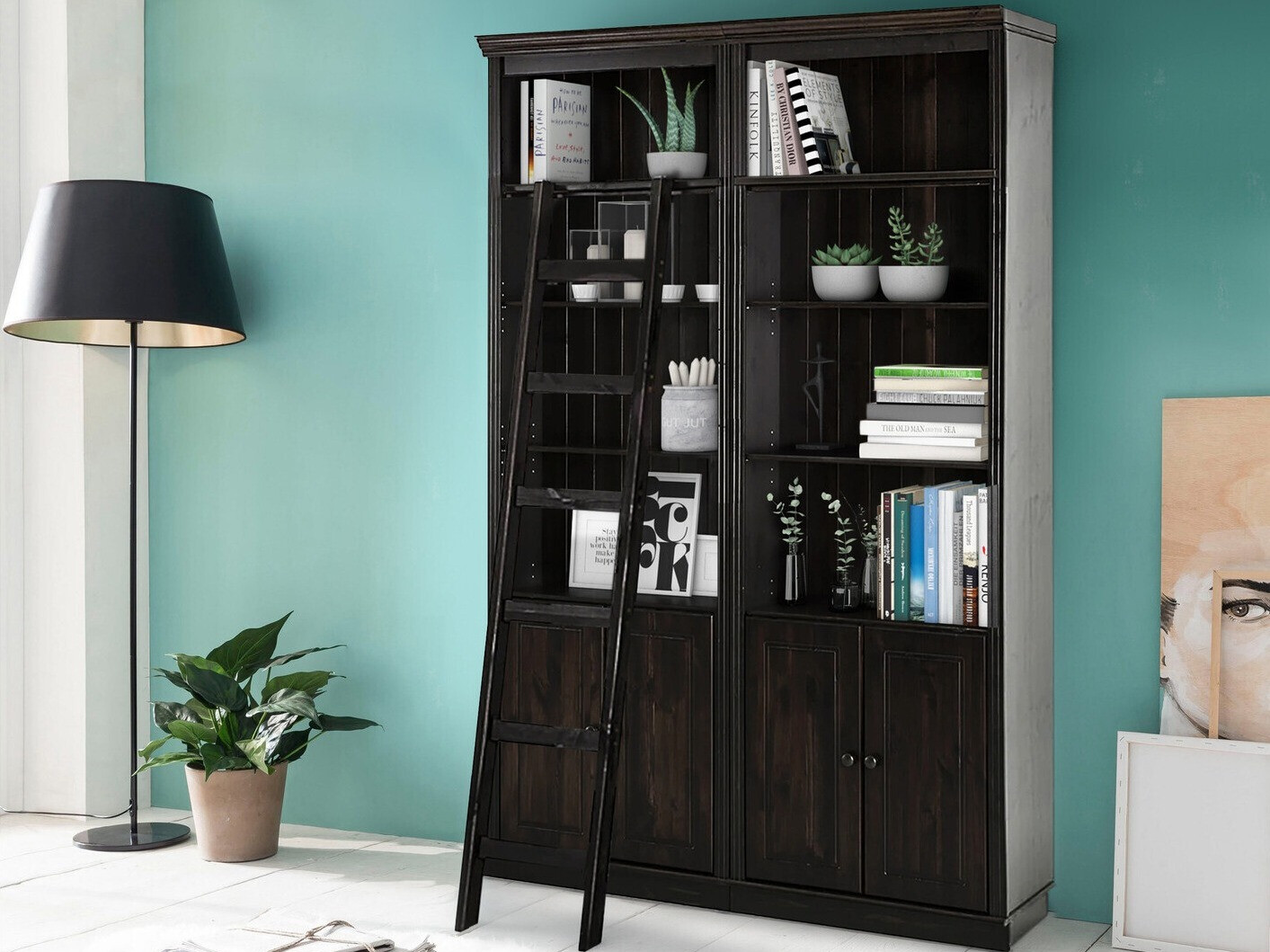 Комплект етажерки Saltoro 118 (Тъмнокафяв)