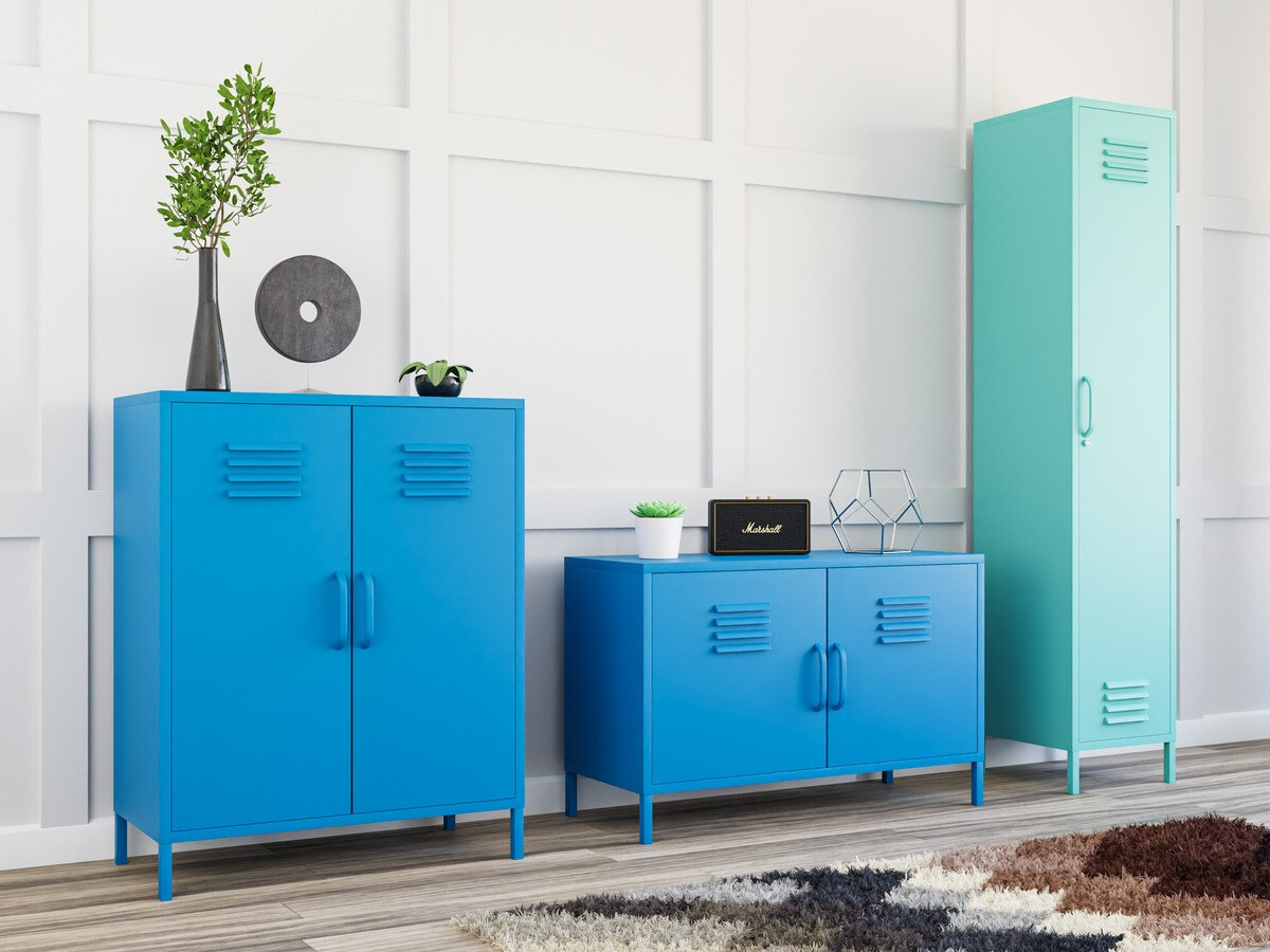 Мебелен комплект Sersoni 100 (Син + Тюркоаз)