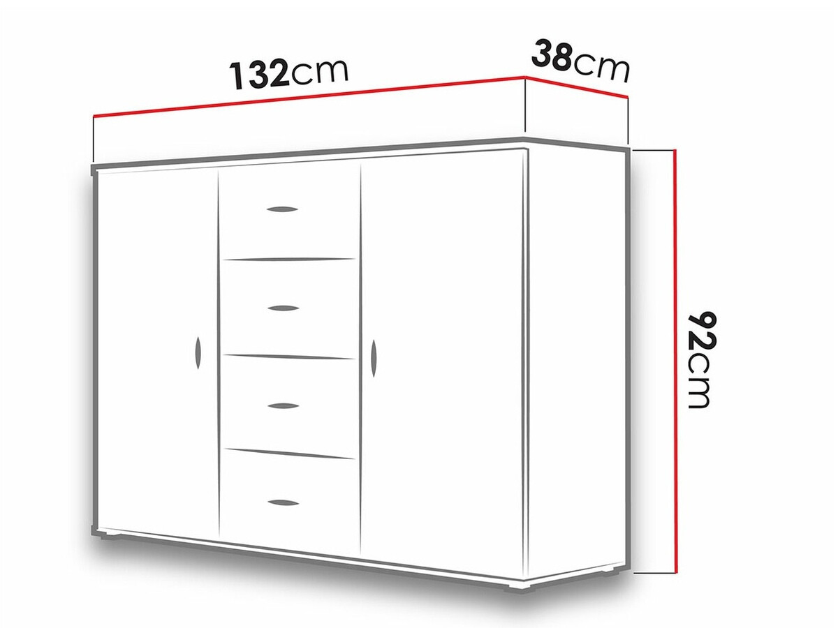 Скрин Charlotte 118 (Черен + Черен гланц)