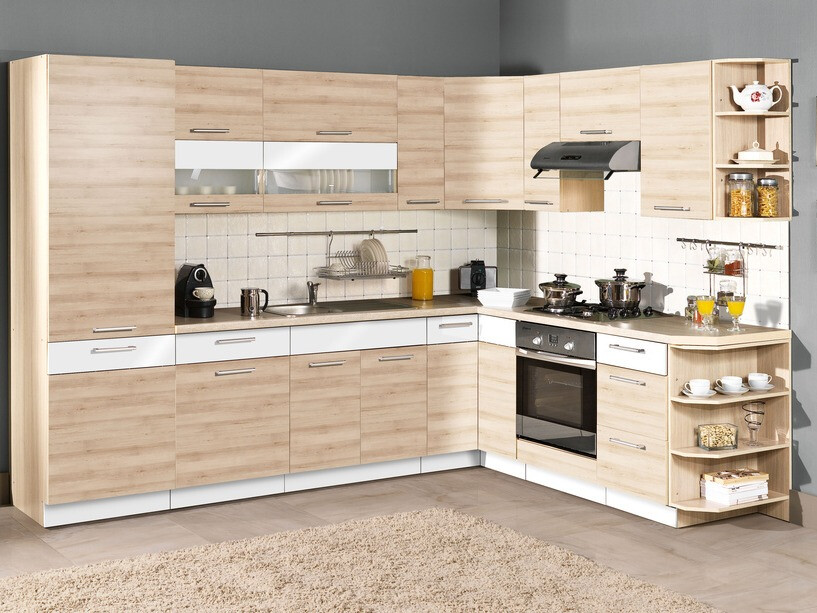 Модулен шкаф с чекмедже и врати Mode Beech 109