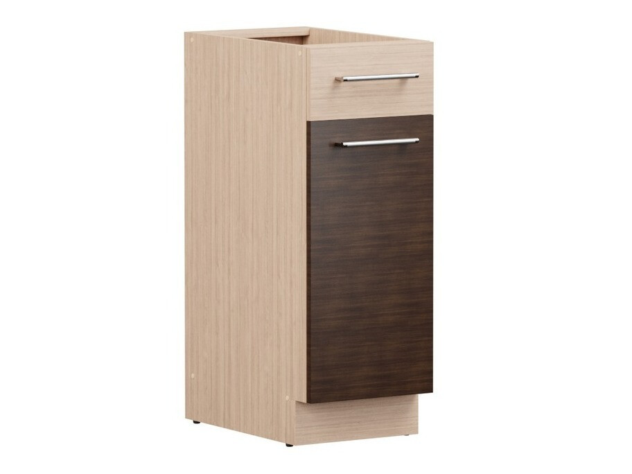 Модулен шкаф с чекмедже и врати Mode Dark 109