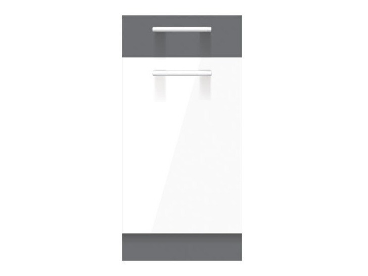 Модулен шкаф с чекмедже и врати Mode White 110