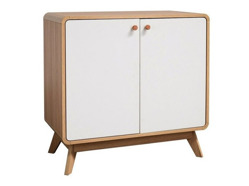 Шкаф Elbtena 105 (Дъб + Бял)