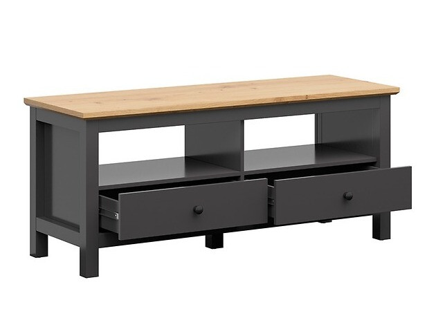 ТВ шкаф Sordoro 117 (Графит + Artisan дъб)