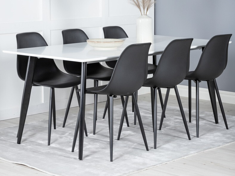 Маса Dallas 127 (Бял + Черен)