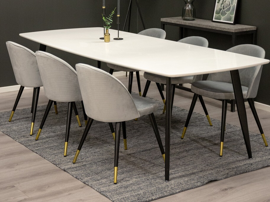 Маса Dallas 131 (Бял + Черен)