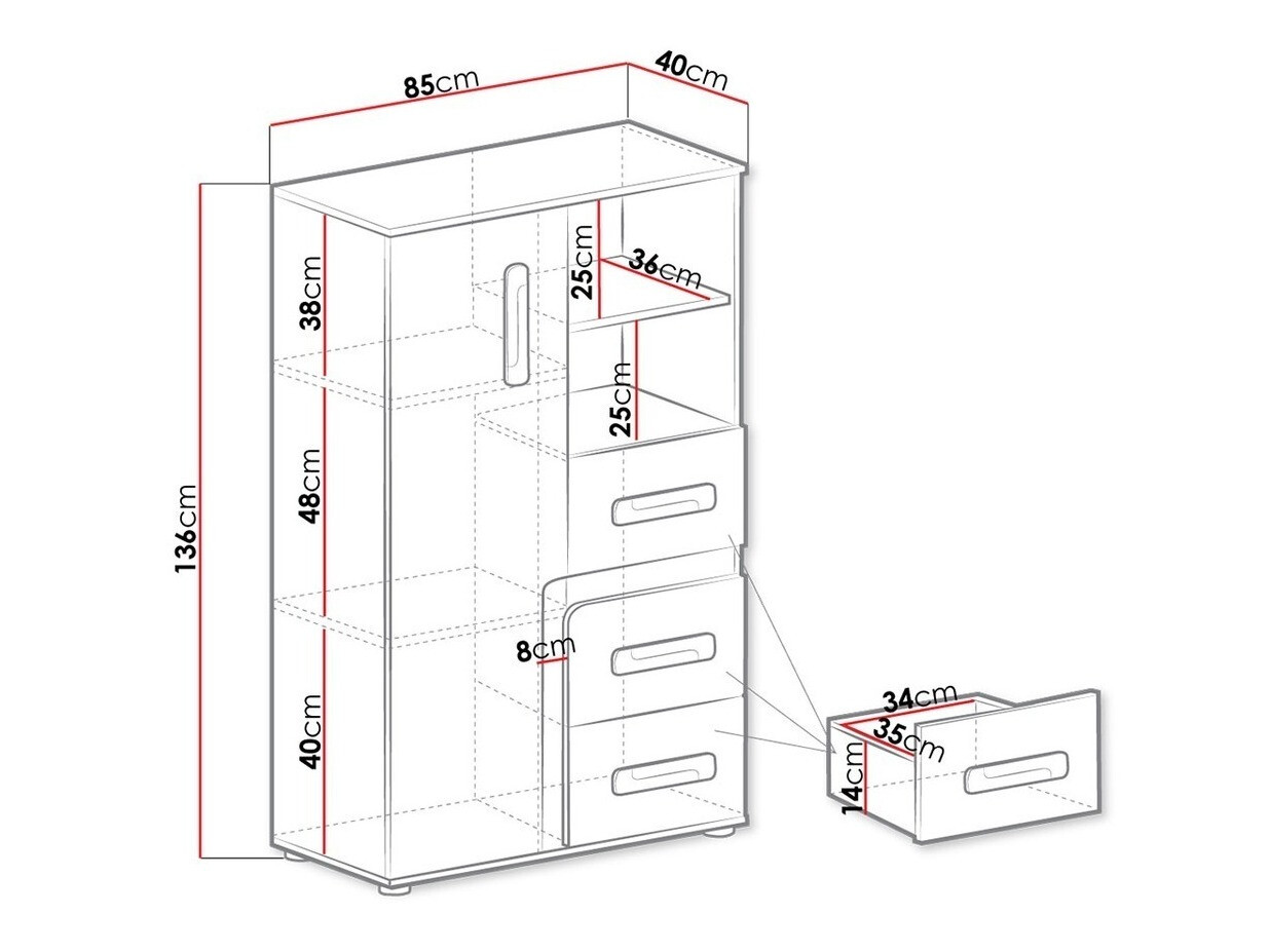 Скрин Aviseve 101 (Антрацит + Бял)