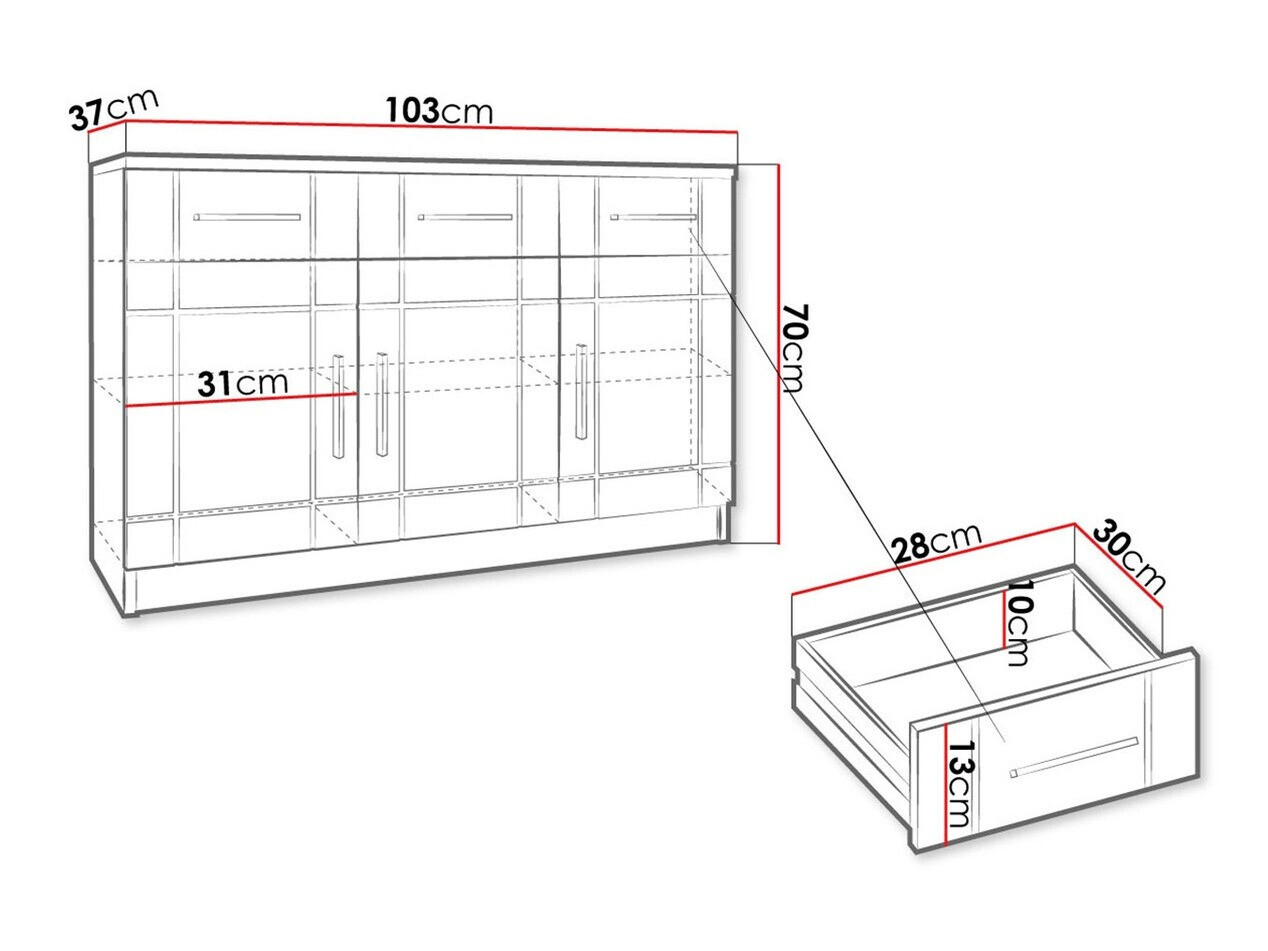 Скрин Bacces I (Сонома дъб)