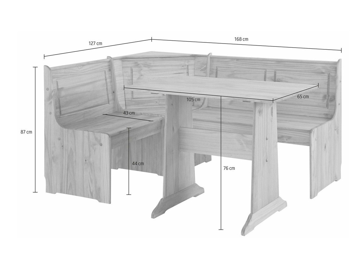 Кухненски ъгъл Denton 204 (Бор)