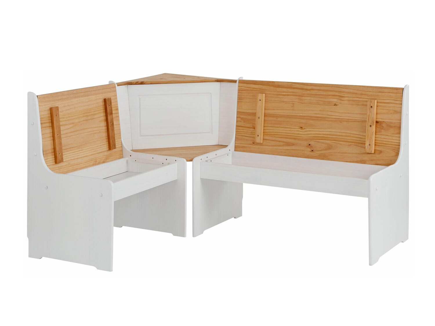 Кухненски ъгъл Denton 204 (Бял + Бор)