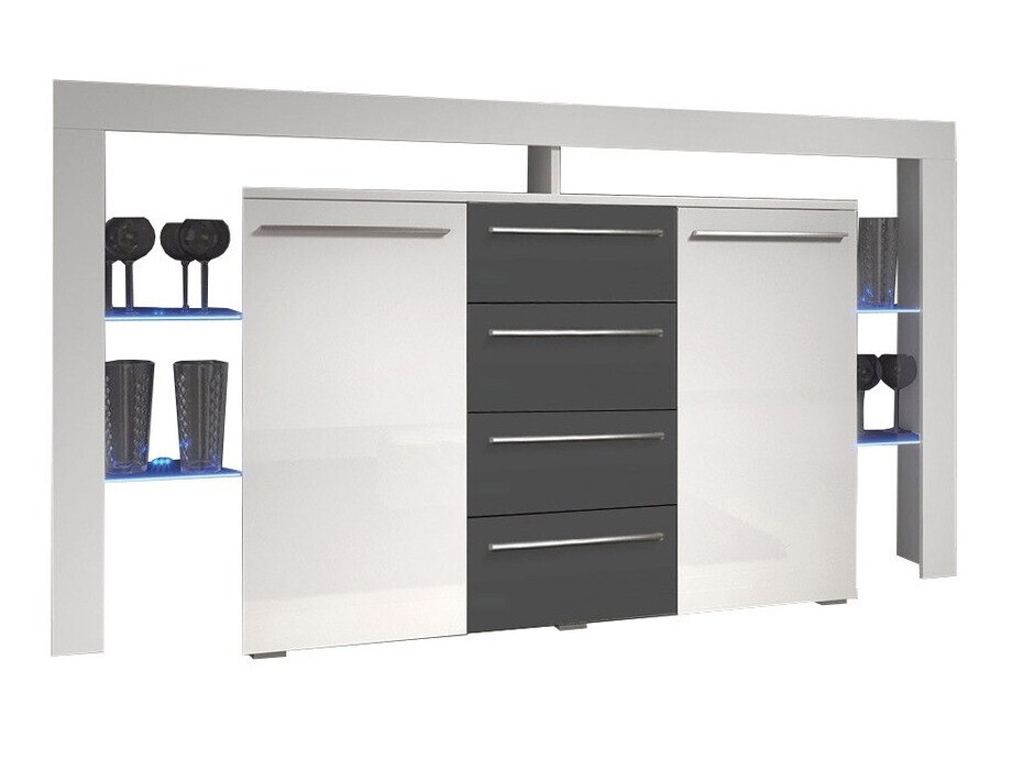 Скрин Aestas (Бял + Сив гланц)