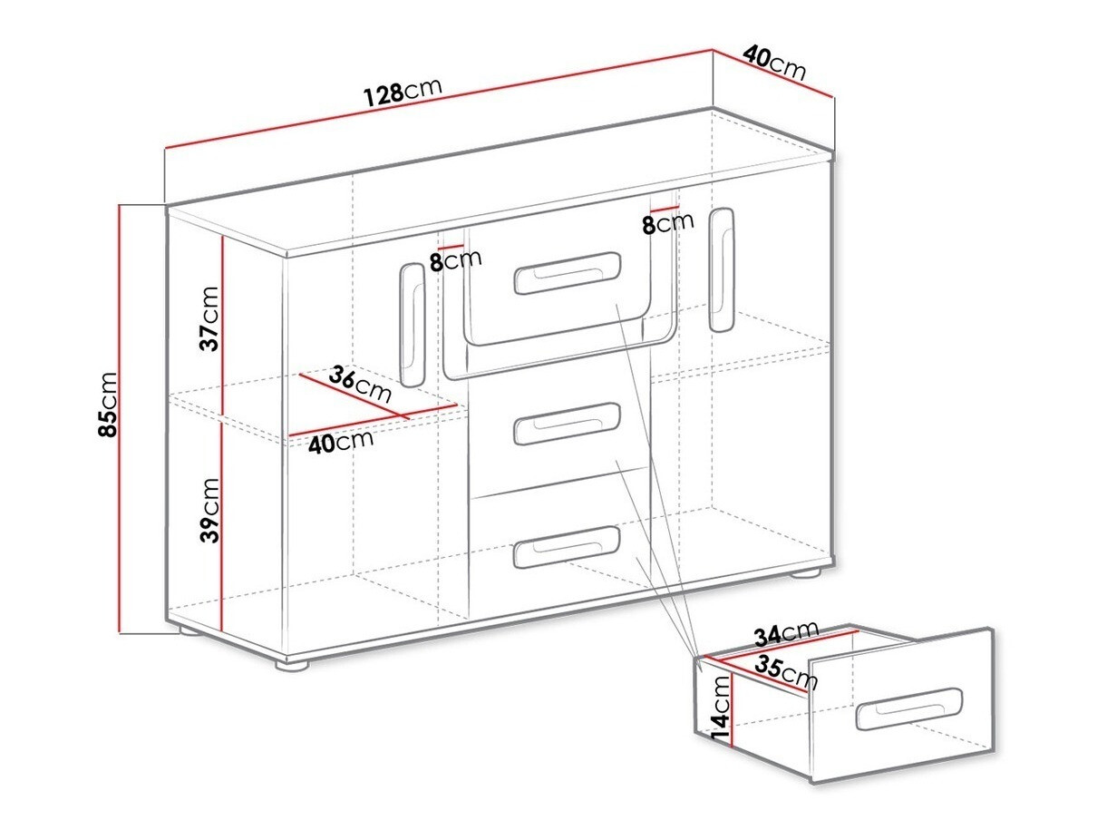 Скрин Aviseve 102 (Антрацит + Бял)