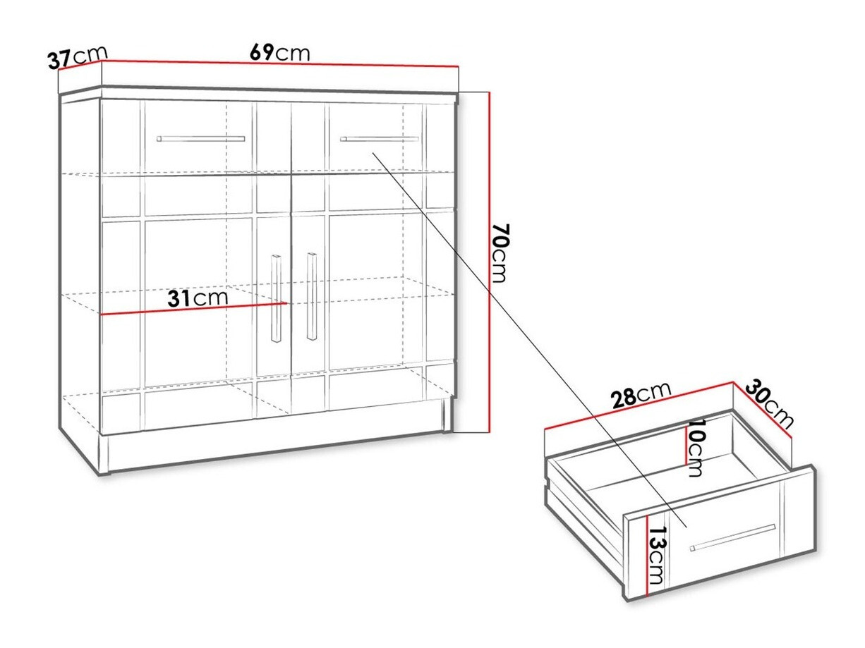 Скрин Bacces (Сонома дъб)